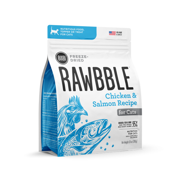 Bixbi Rawbble Chicken/Salmon Freeze Dried for Cats