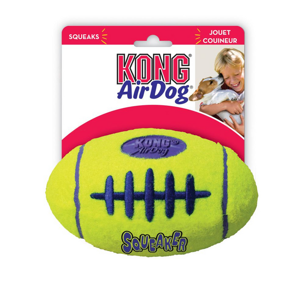 KONG AirDog Squeaker Football Dog Toy