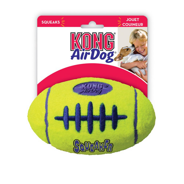 Kong AirDog Squeaker Football Dog Toy