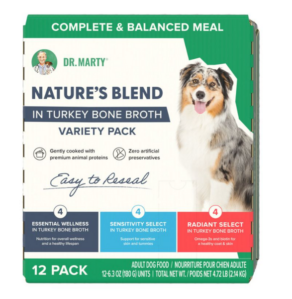 Dr. Marty Nature's Blend Variety Pack Wet Dog Food