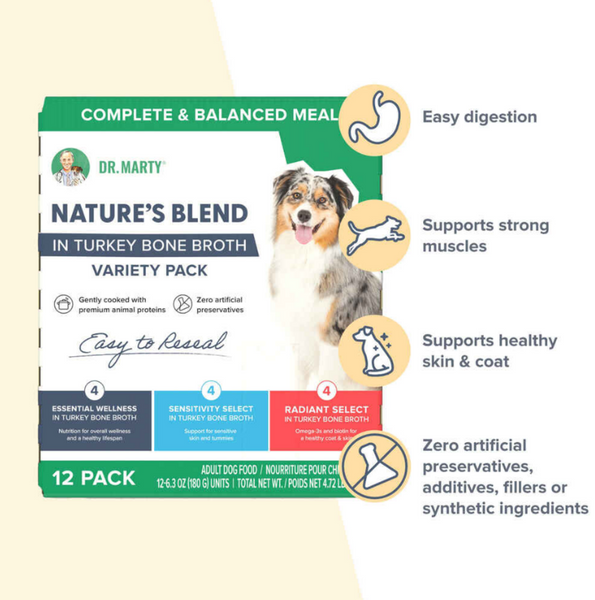 Dr. Marty Nature's Blend Variety Pack Wet Dog Food