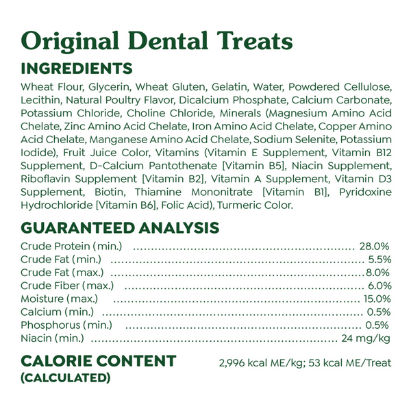 Greenies Original Dental Dog Chews Petite