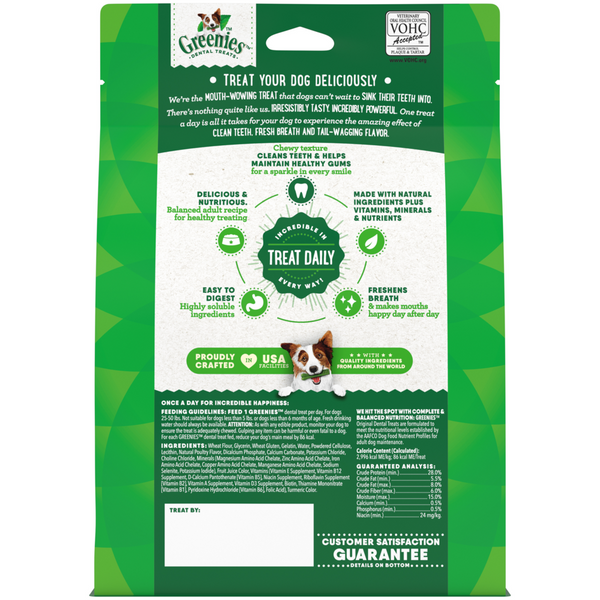 Greenies Regular Original Dental Dog Chews