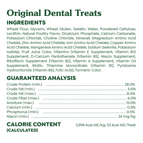 Greenies Original Dental Dog Chews Large