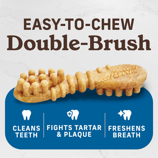Merrick Fresh Kisses Coconut Oil and Botanics Dental Dog Chews Medium
