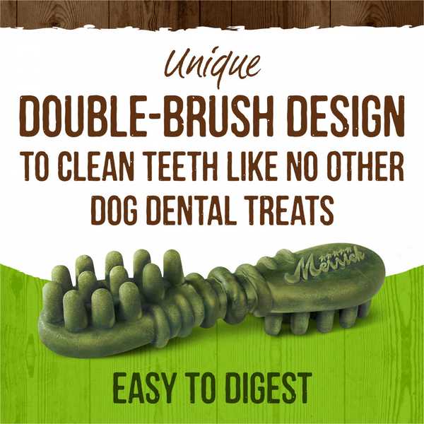 Merrick Fresh Kisses Coconut Oil and Botanics Dental Dog Chews Large