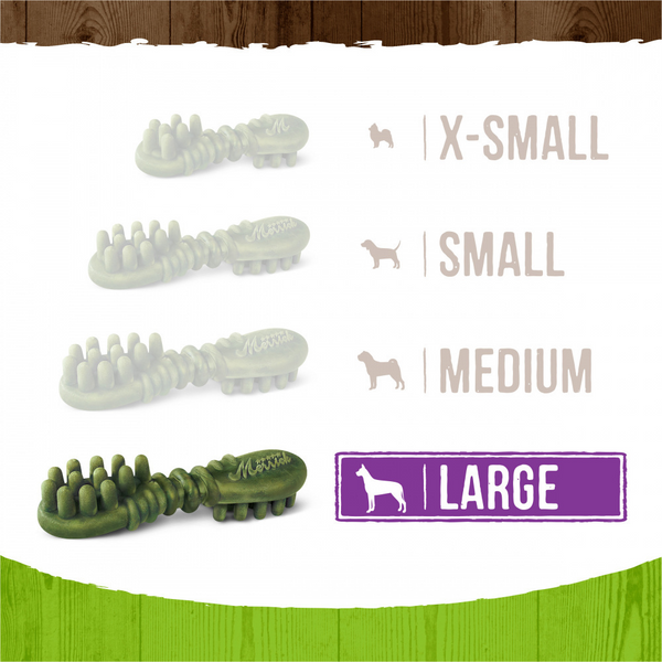Merrick Fresh Kisses Coconut Oil and Botanics Dental Dog Chews Large