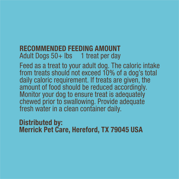 Merrick Fresh Kisses Coconut Oil and Botanics Dental Dog Chews Large