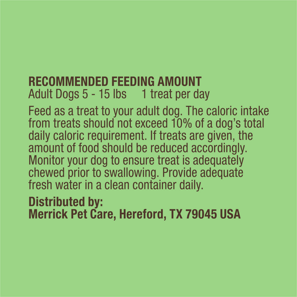 Merrick Fresh Kisses Mint Dental Dog Chews Small
