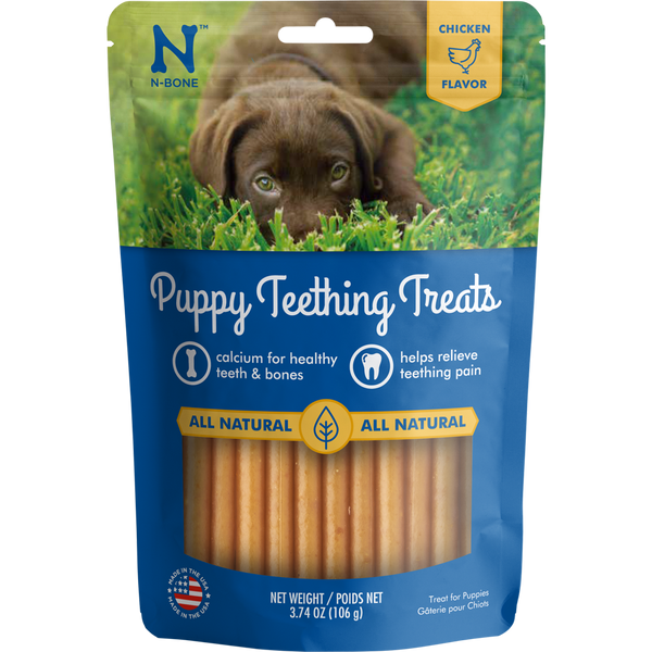 N-Bone Puppy Teething Treats Chicken Flavor Dog Treats