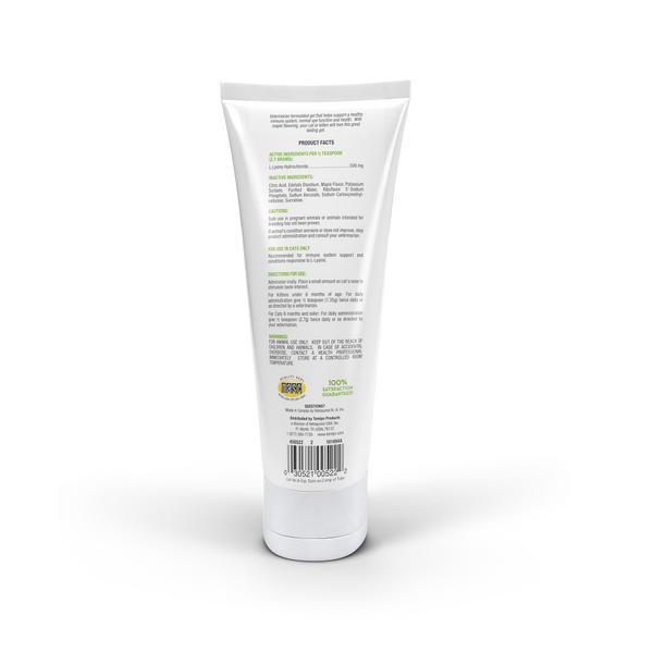 Tomlyn Immune Support L-Lysine Maple Flavor Gel for Cats