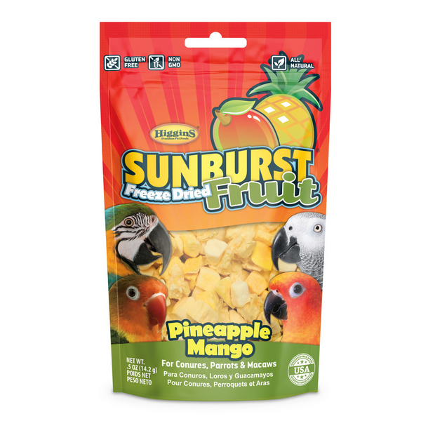 Higgins Sunburst Freeze Dried Fruit Pineapple Mango Treat