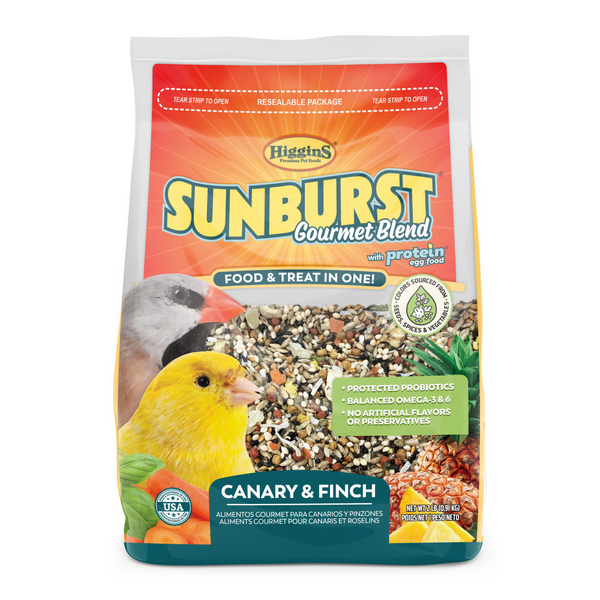 Higgins Sunburst Gourmet Blend Canary & Finch Food