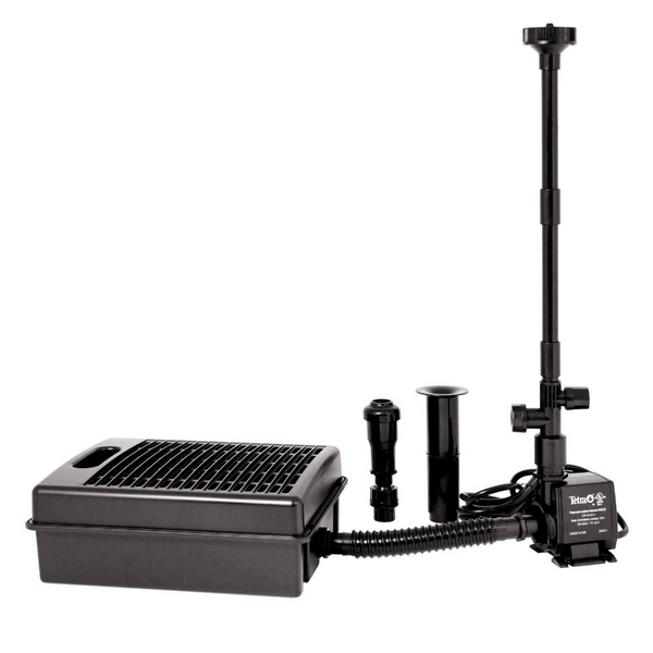 Tetra Pond Filtration Fountain Kit with Flat Box Filter