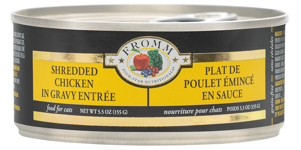 Fromm Four Star Shredded Chicken and Gravy Cat Food