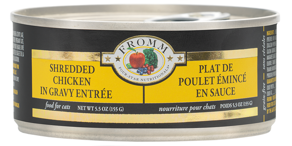 Fromm Four Star Shredded Chicken and Gravy Cat Food