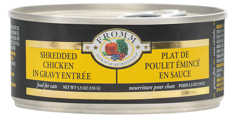 Fromm Four Star Shredded Chicken and Gravy Cat Food