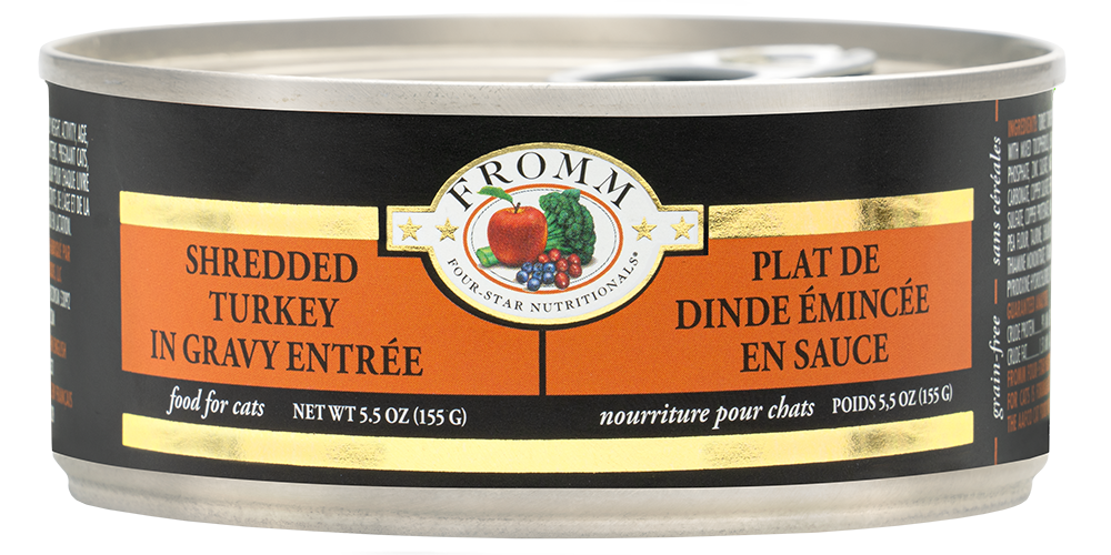 Fromm Four Star Shredded Turkey and Gravy Cat Food