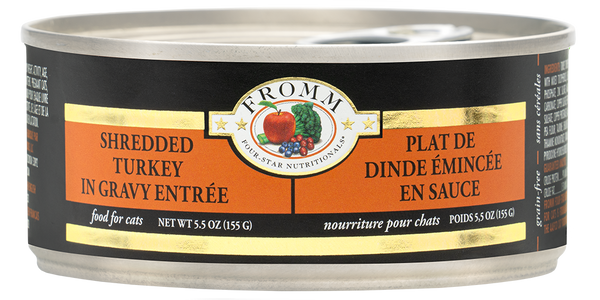 Fromm Four Star Shredded Turkey and Gravy Cat Food