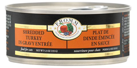 Fromm Four Star Shredded Turkey and Gravy Cat Food