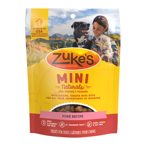 Zukes Mini Natural Pork Dog Treat