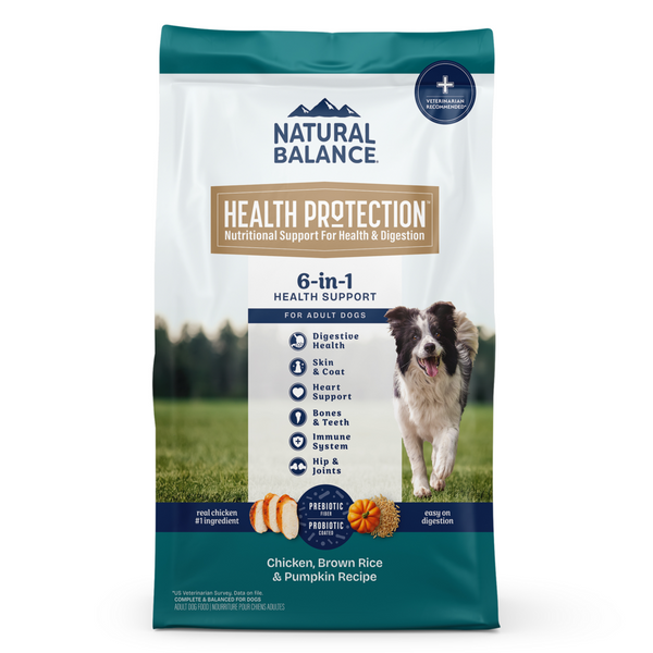 Natural Balance Health Protection Dry Dog Food, Chicken, Brown Rice & Pumpkin Recipe