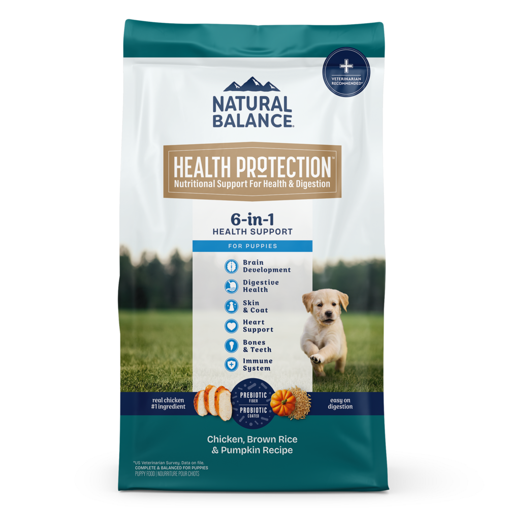 Natural Balance Health Protection Puppy Dry Dog Food, Chicken, Brown Rice & Pumpkin Recipe