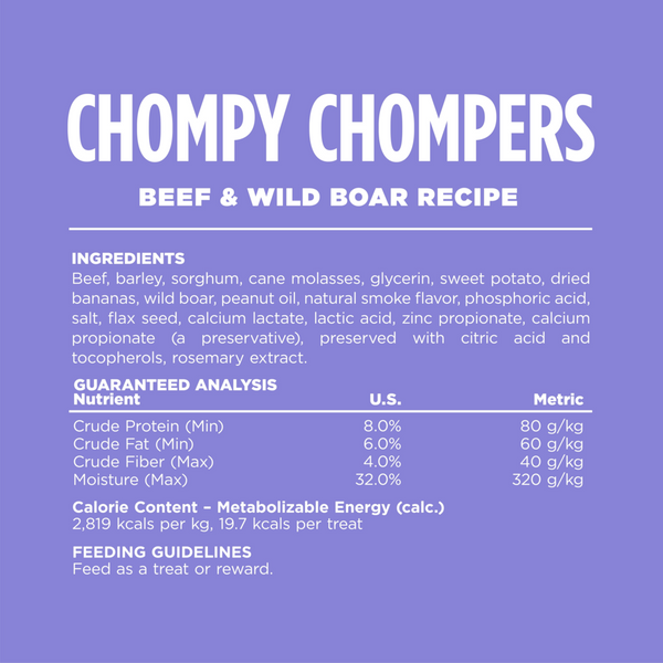 NutriSource Element Series Beef & Wild Boar Chompy Chompers