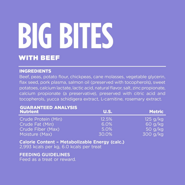 NutriSource GF Big Bite Beef Dog Treat