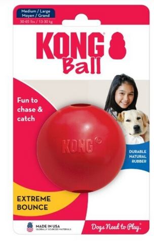 Kong Ball w/Hole Dog Toy