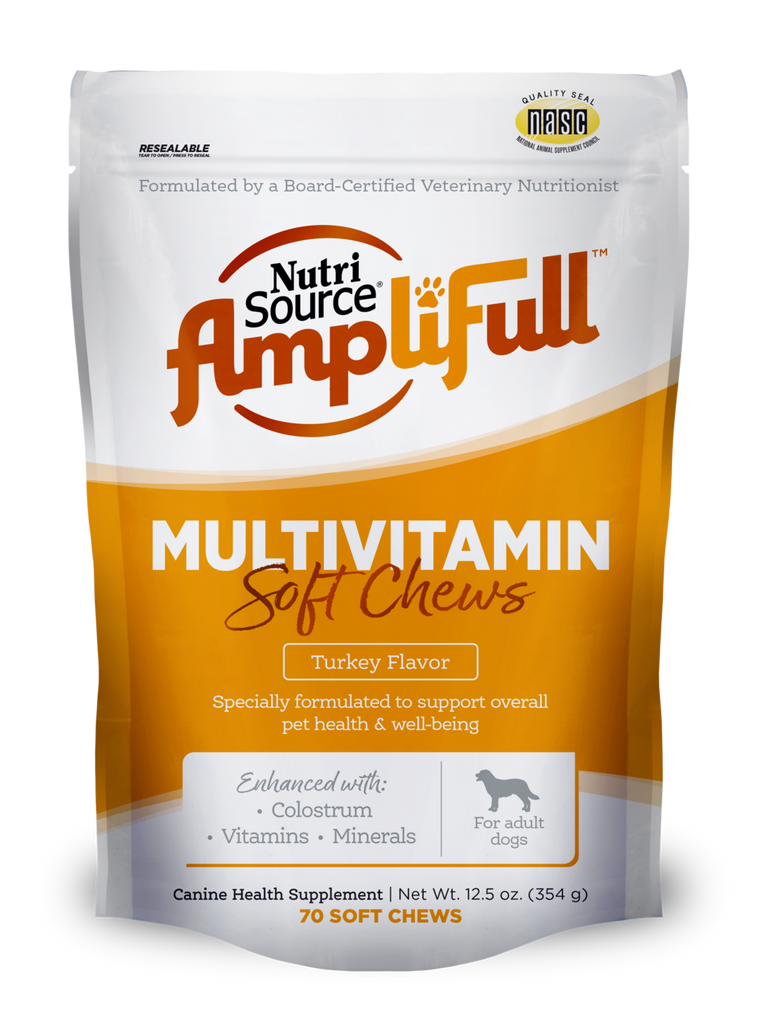 NutriSource AmpliFull MultiVitmain Dog Soft Chew Supplement