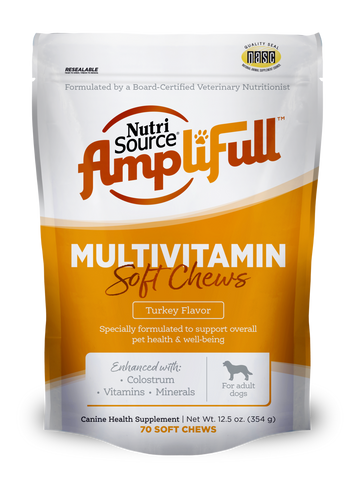 NutriSource AmpliFull MultiVitmain Dog Soft Chew Supplement