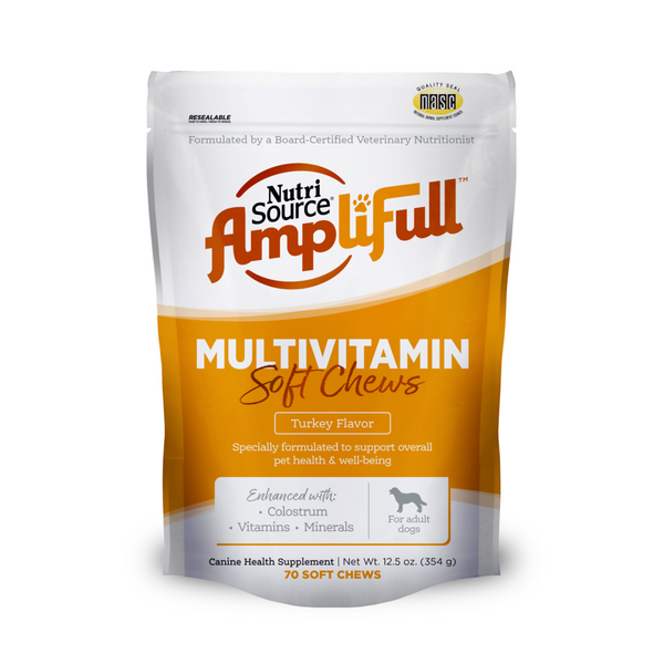 NutriSource AmpliFull MultiVitmain Dog Soft Chew Supplement
