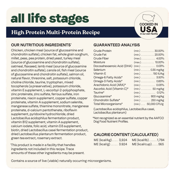 Canidae All Life Stages Dry Dog Food, High Protein Multi-Protein Recipe