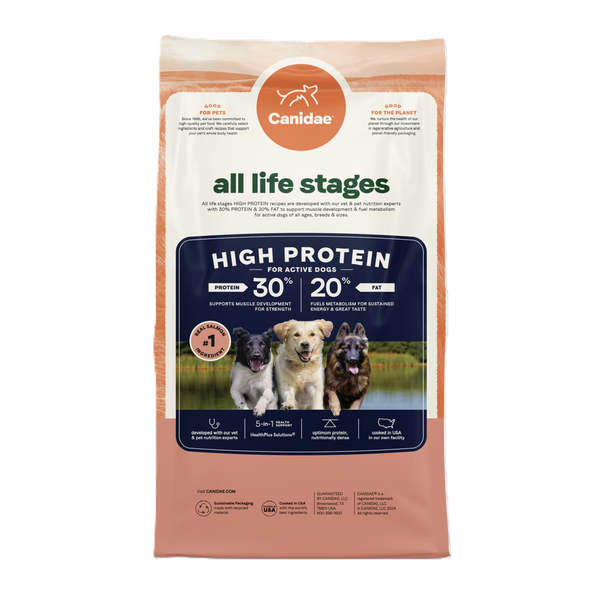 Canidae All Life Stages Dry Dog Food, High Protein Salmon Recipe, 27 lbs.