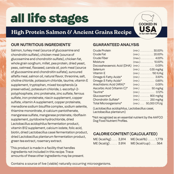 Canidae All Life Stages Dry Dog Food, High Protein Salmon Recipe, 27 lbs.