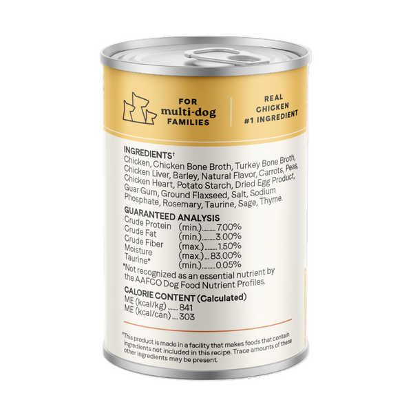 Canidae All Life Stages Wet Dog Food, Chunky Stew Toppers, Chicken & Vegetable Recipe, 12.7 oz.