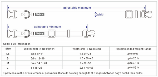 Blueberry Pet Ladybug Designer Basic Dog Collar