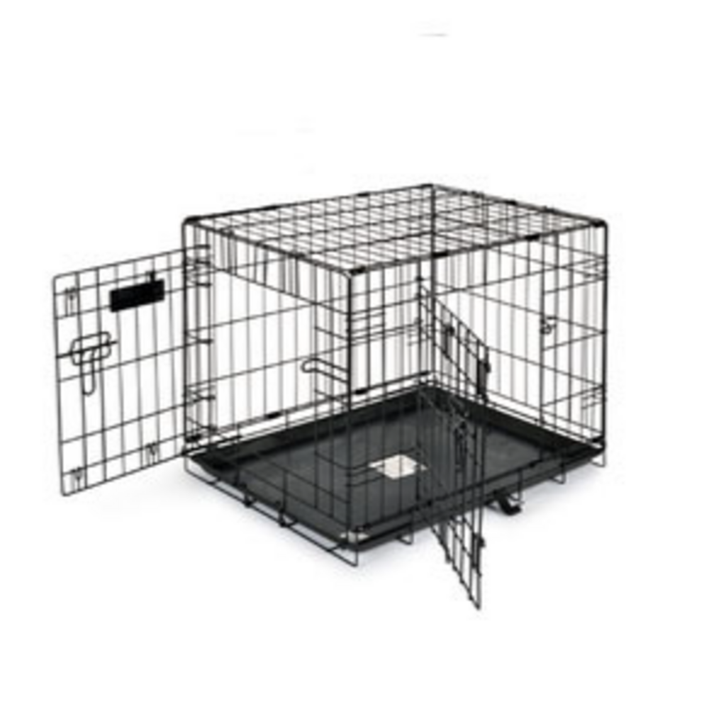 Dream Crate Pro Black Two Door 24x18x20 Dog Crate
