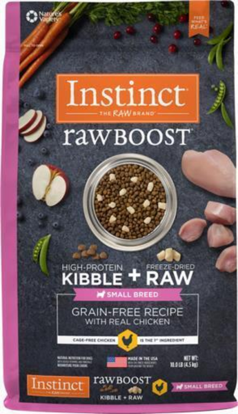 Instinct Raw Boost Grain Free Chicken Small Breed Dry Dog Food