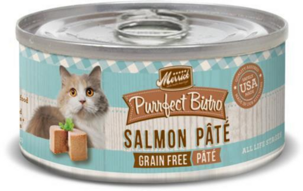 Merrick Purrfect Bistro Grain Free Salmon Pate Adult Wet Cat Food