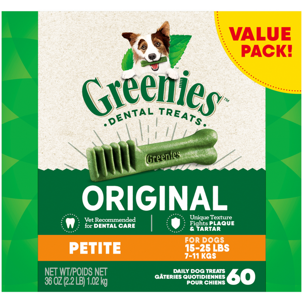 Greenies Original Dental Dog Chews Petite