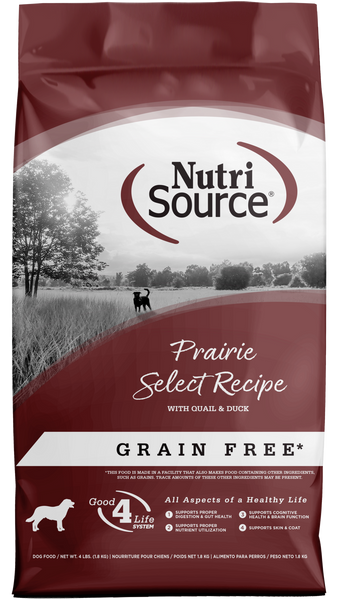 NutriSource Grain Free Prairie Select Dry Dog Food