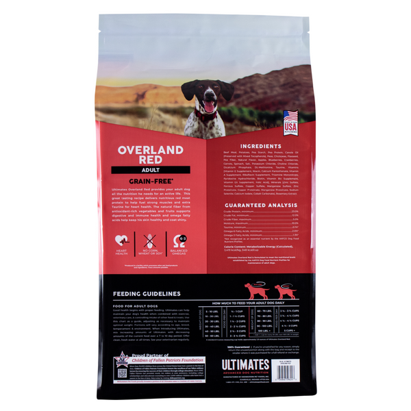 Ultimates Overland Red Beef & Potato Grain Free Dry Dog Food
