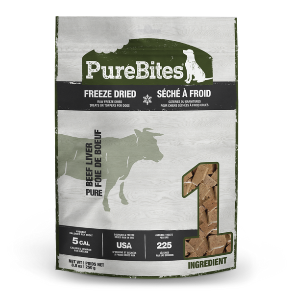 PureBites Freeze Dried Beef Liver Dog Treats