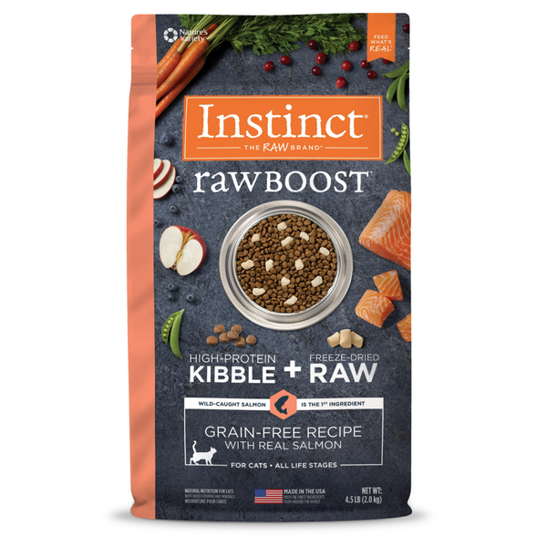 Instinct Raw Boost Grain Free Salmon Dry Cat Food