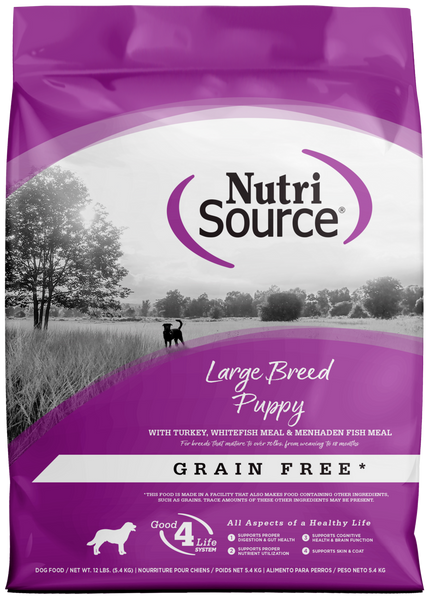 NutriSource Grain Free Large Breed Puppy Recipe Dry Dog Food