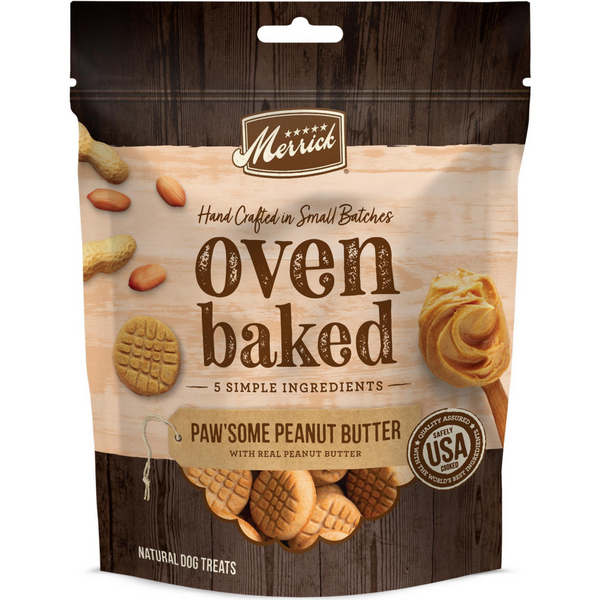 Merrick Paw'some Peanut Butter Oven Baked Dog Treats