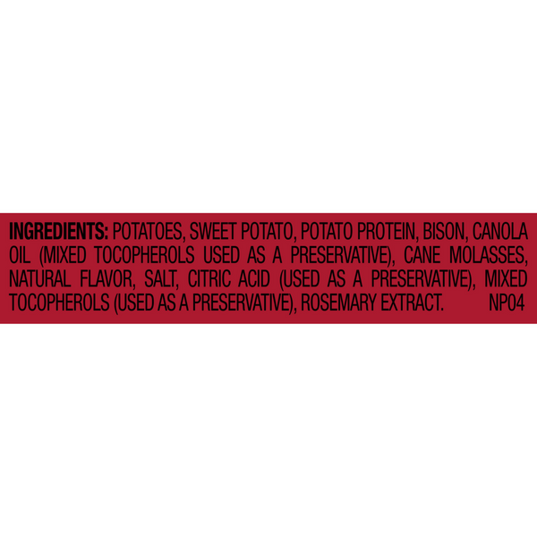 Natural Balance Rewards Crunchy Biscuits Dog Treats for Small Breeds with Real Bison