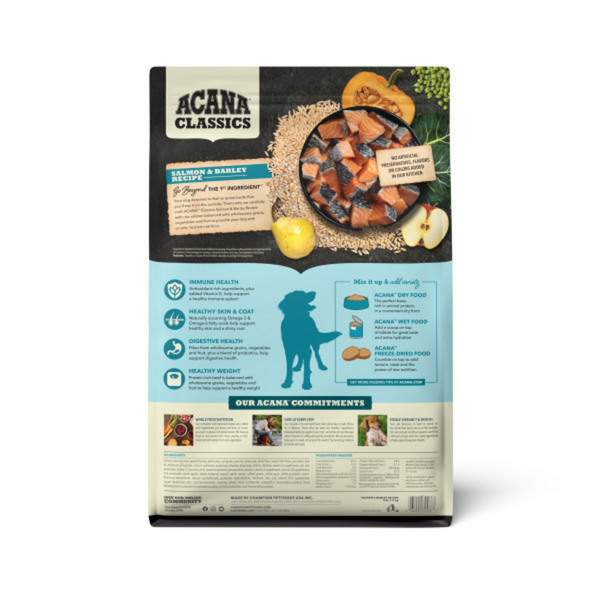 ACANA Classics Salmon and Barley Recipe, Dry Dog Food